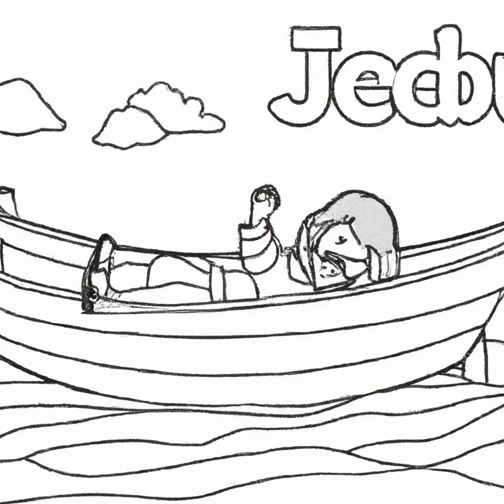 Moldes jesus dorme no barco Moldes jesus dorme no barco