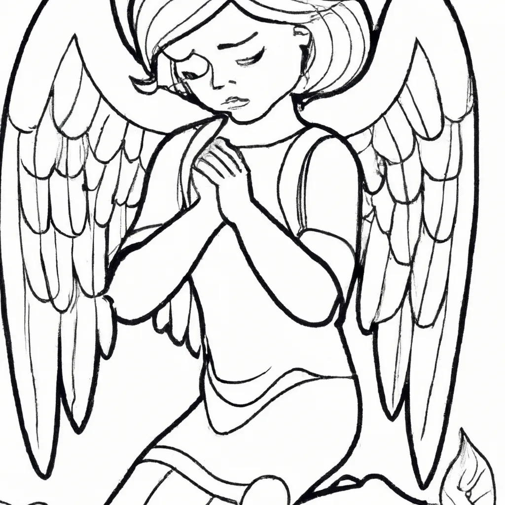 Vetores Anjo Triste