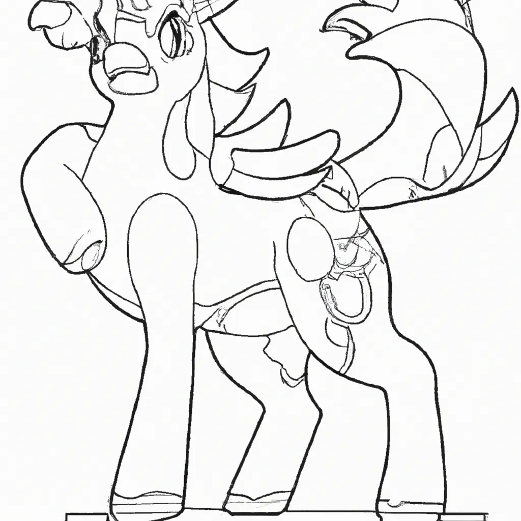 Vetores Pokemon Galarian Ponyta