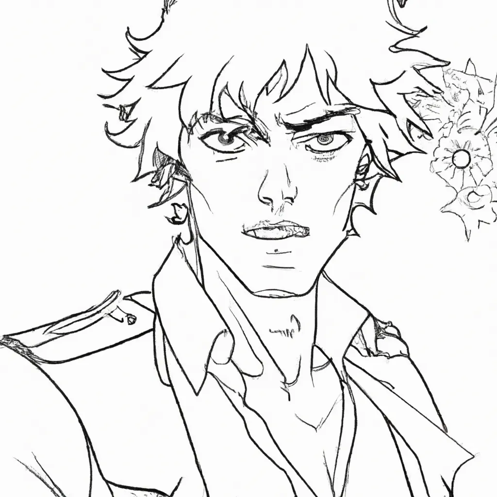 Vetores Spike Spiegel Cowboy Bebop