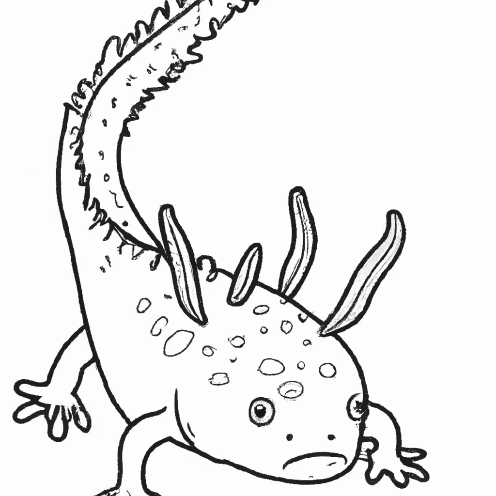 Vetores axolote fofinho