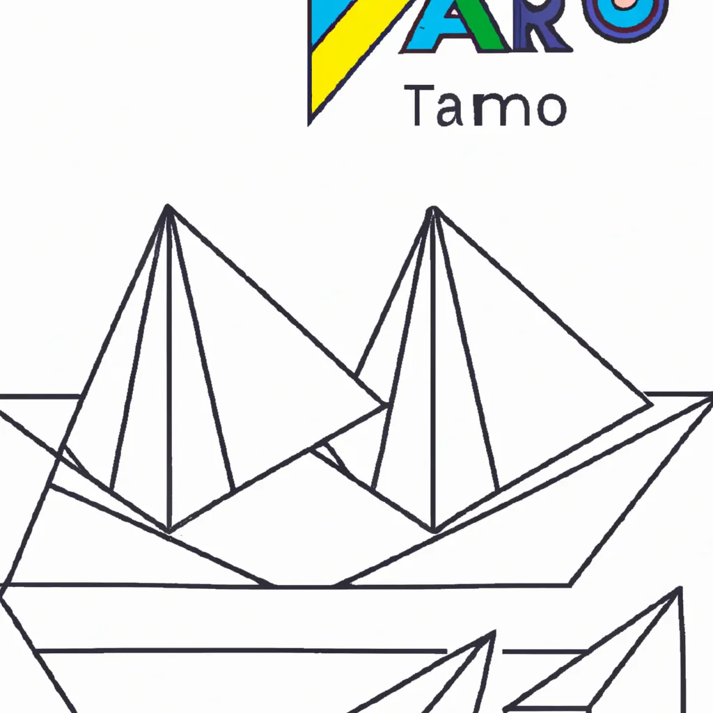 Vetores barco tangram