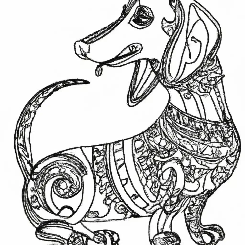 Vetores dachshund