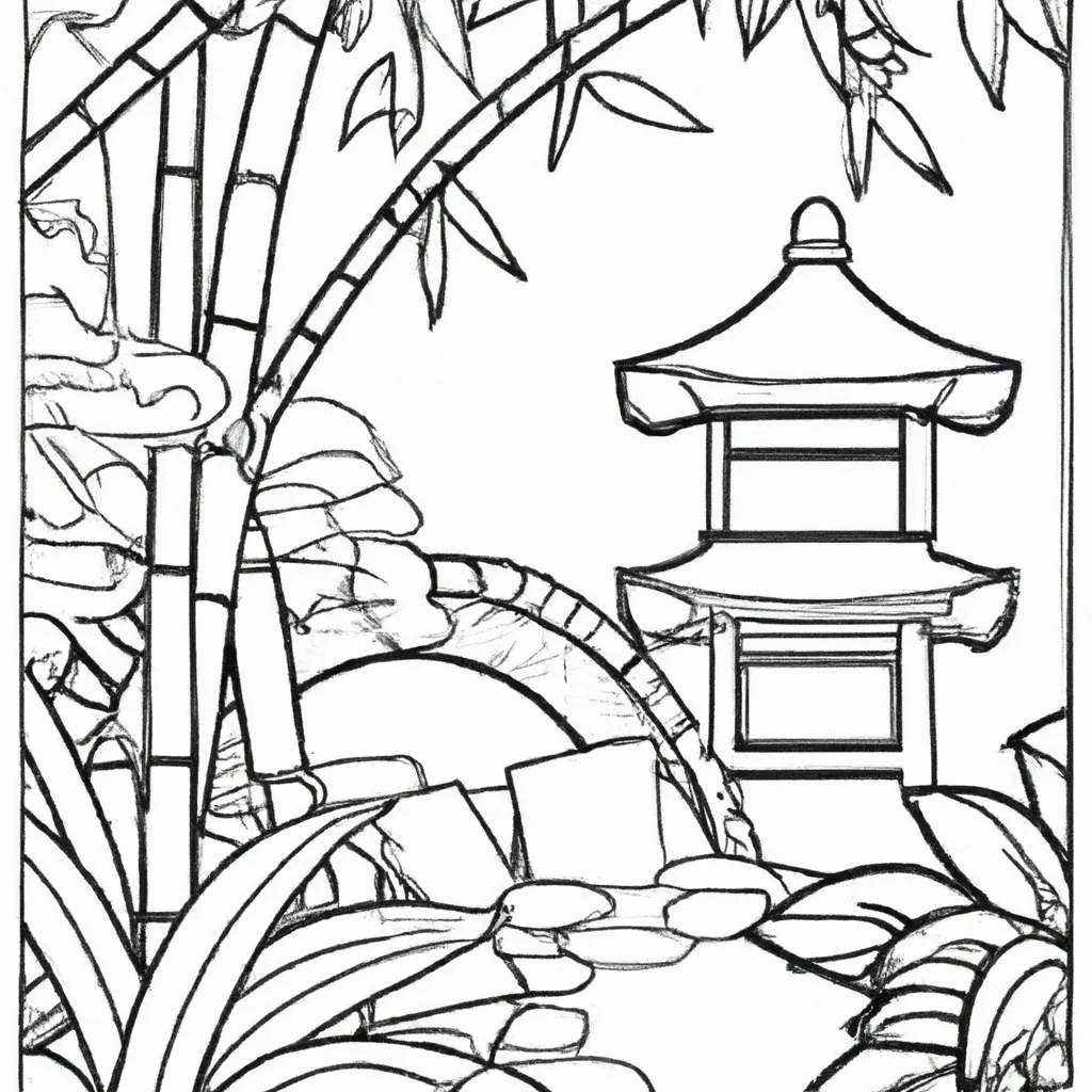 Vetores jardim japones Vetores jardim japones
