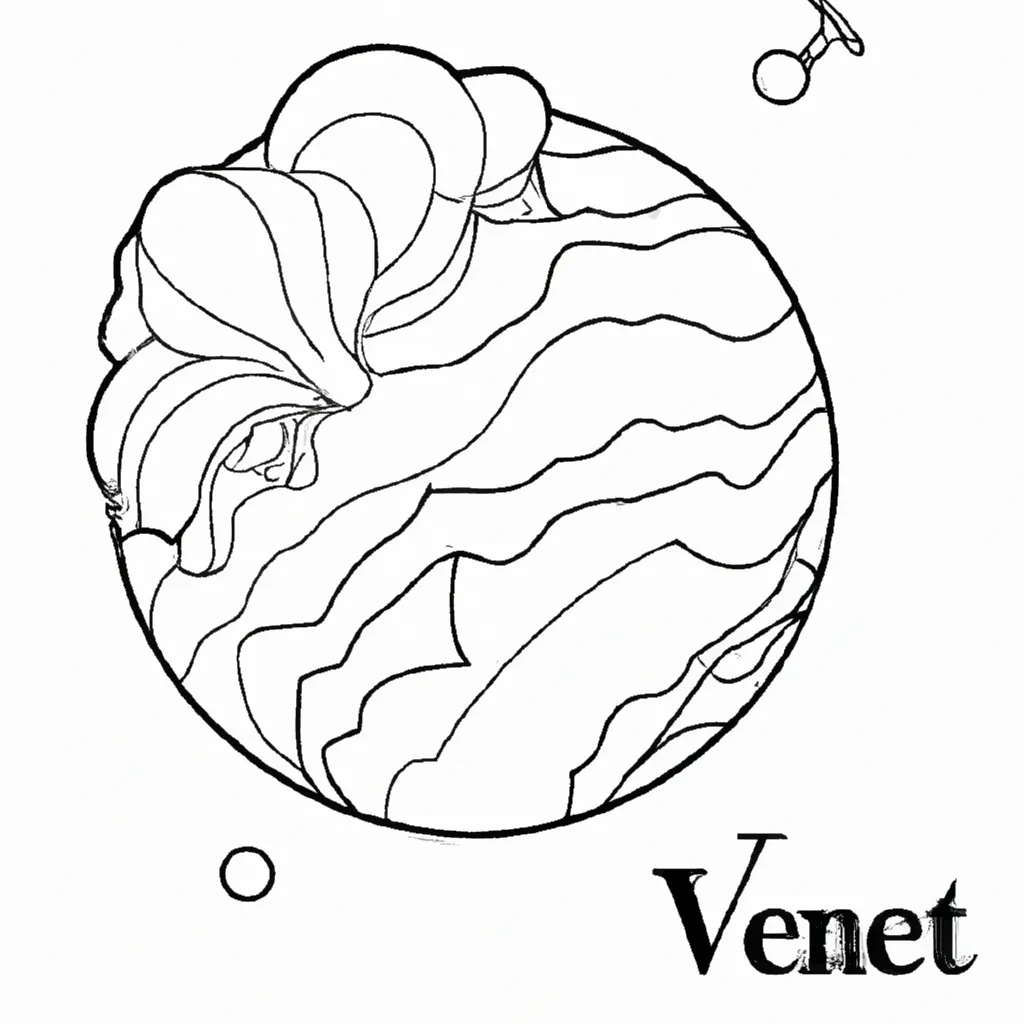 Vetores planeta Venus
