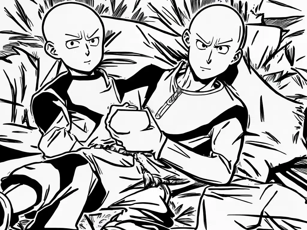 Atividades saitama pijama 4