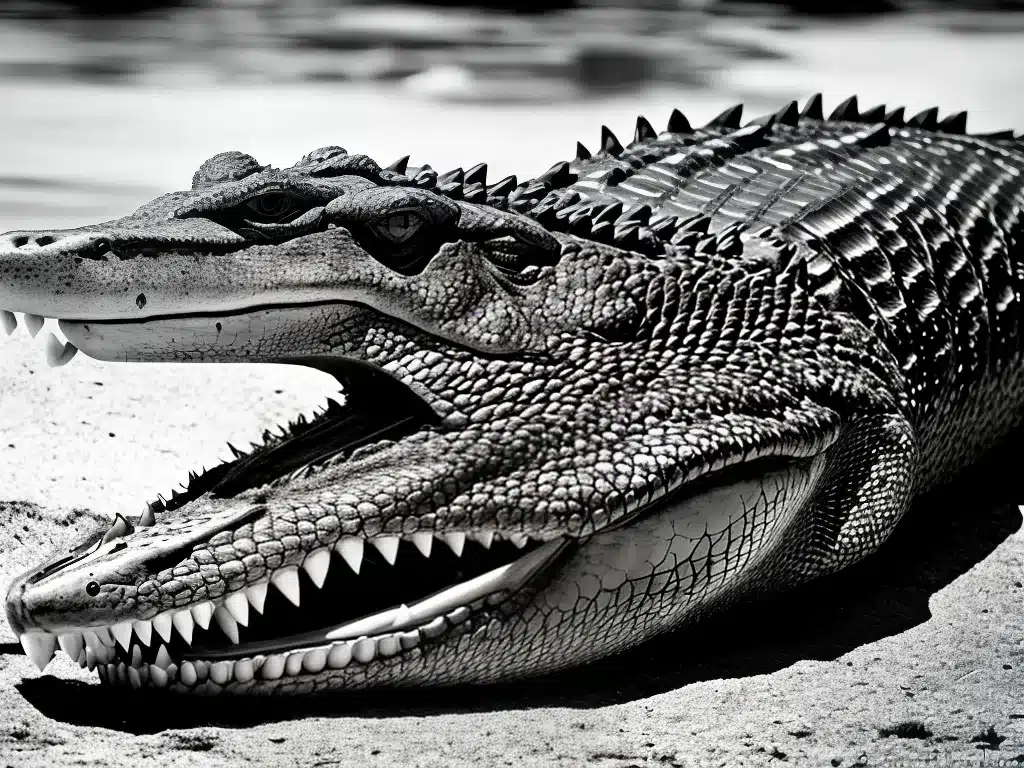 Desenhos crocodilo americano 2