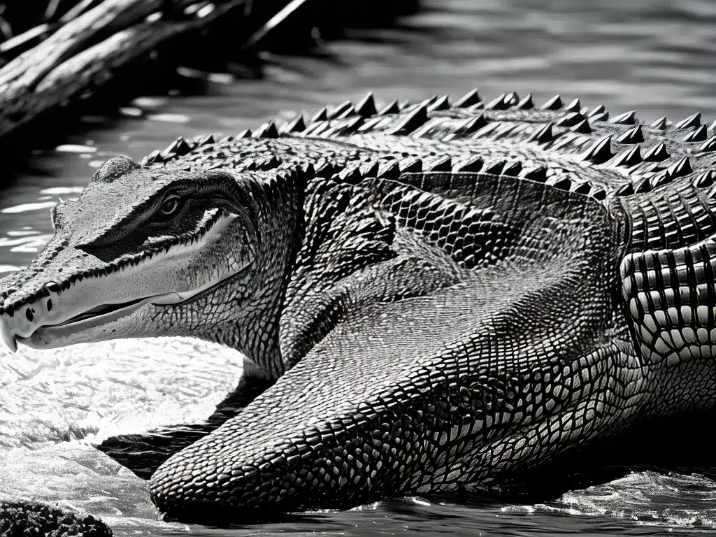 Desenhos crocodilo americano 3
