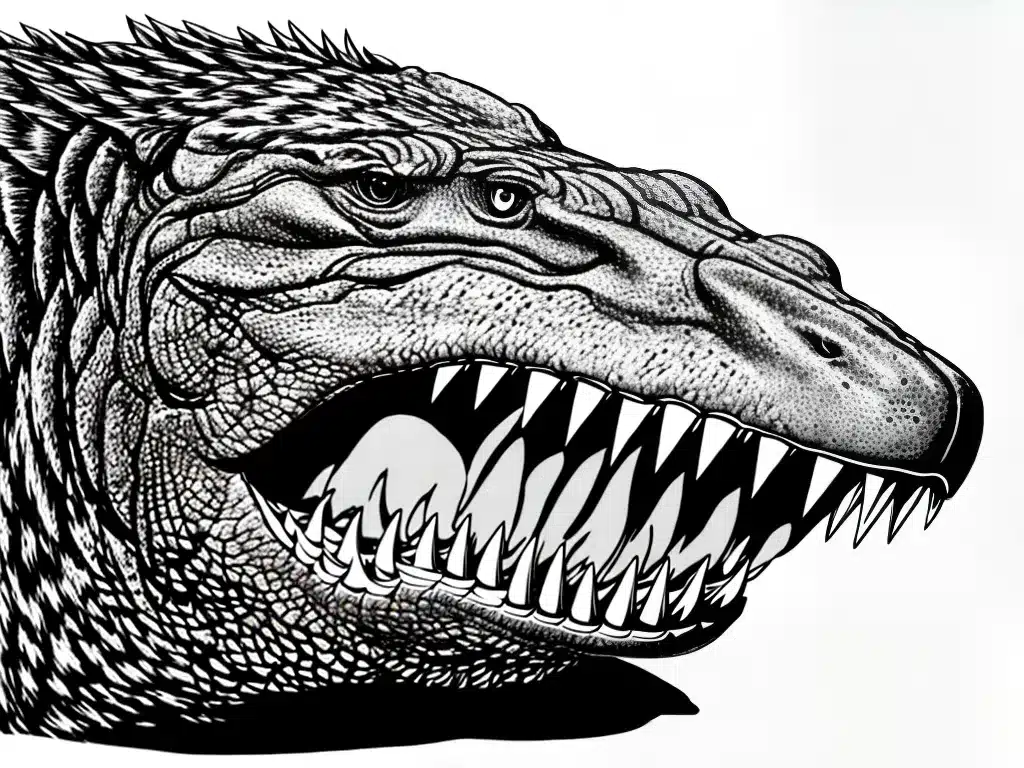 Desenhos crocodilo americano