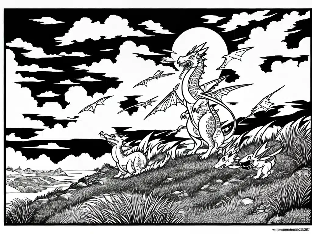 Desenhos pokemons dragoes 2 Desenhos pokemons dragoes 2