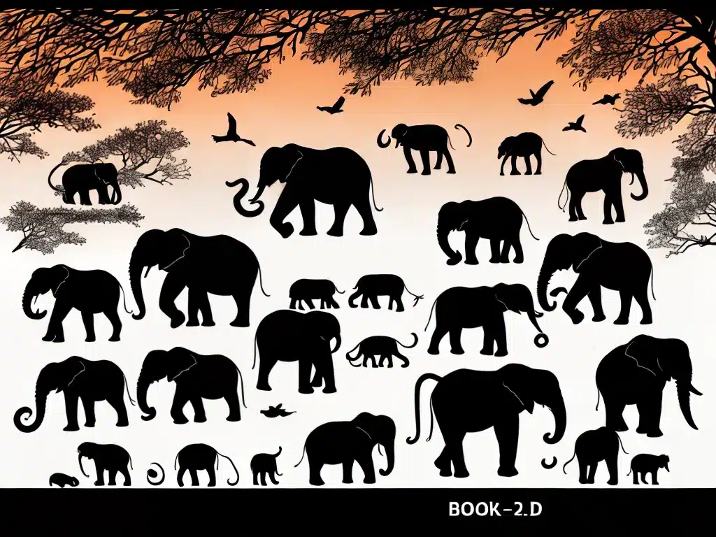 Desenhos silhuetas animais 4 Desenhos silhuetas animais 4