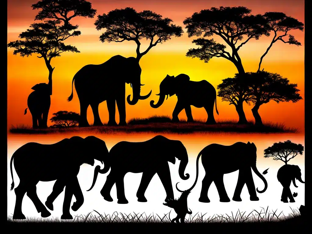Desenhos silhuetas animais Desenhos silhuetas animais