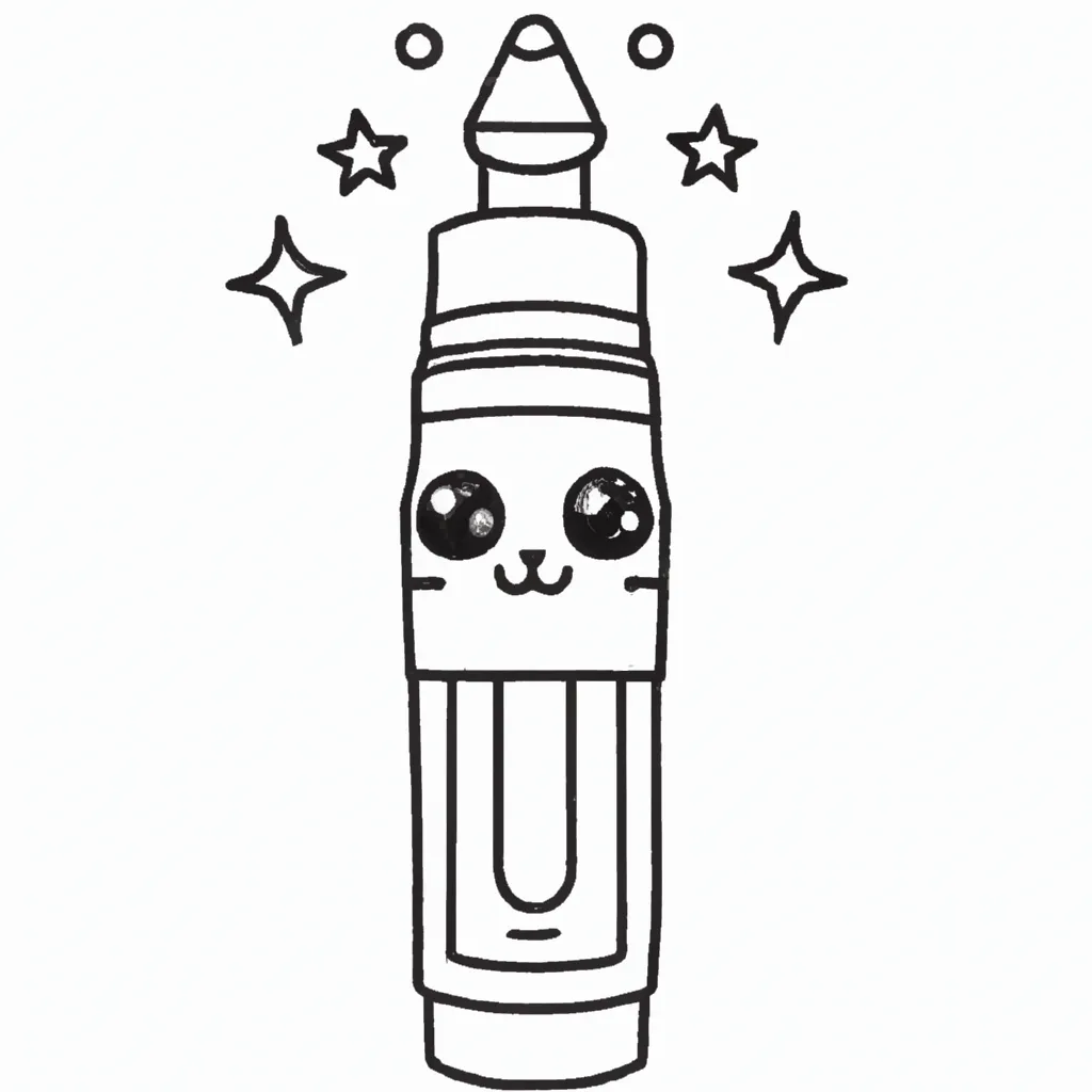 Figura Caneta Kawaii
