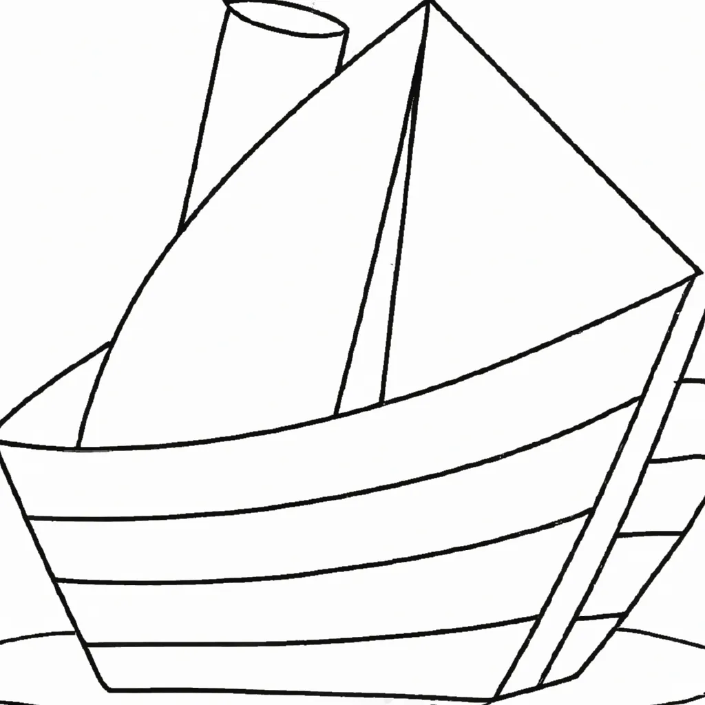 Figura barco de papel