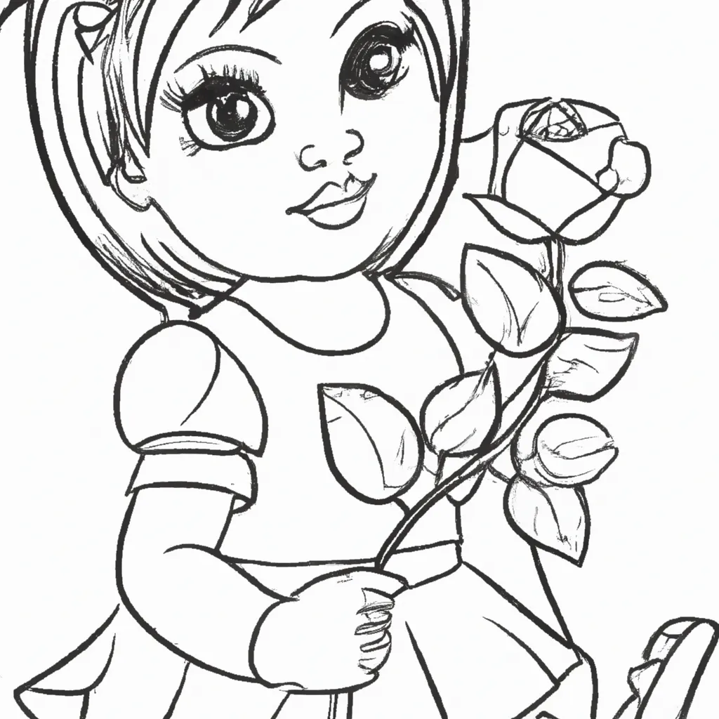 Desenhos de Mila Rose para Imprimir e Colorir: Divirta-se com a Personagem!