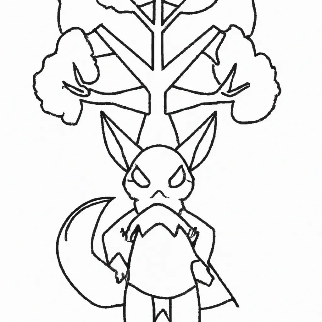 10 Desenhos de Xurkitree Pokémon para Imprimir e Colorir