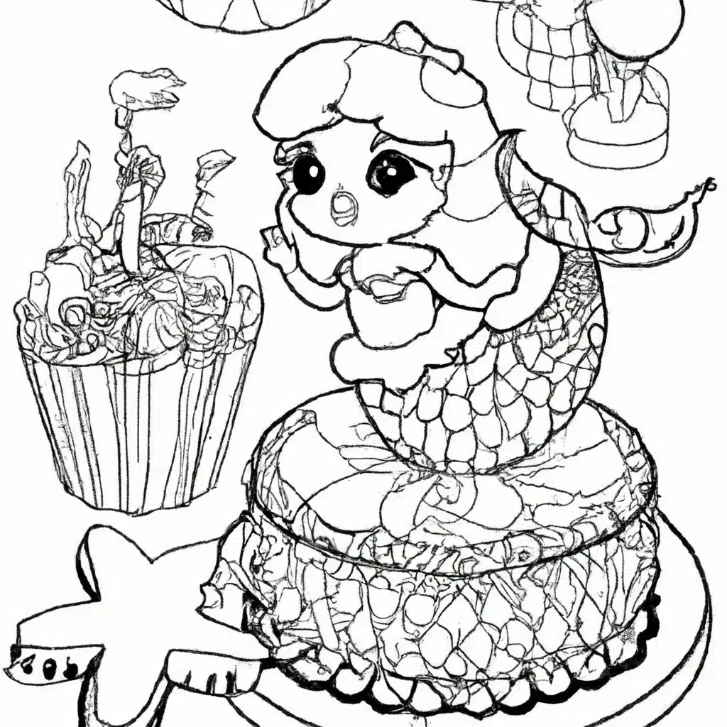 Imagens bolos da sereia ariel2