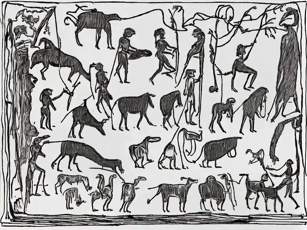 Imagens desenhos historia humanidade