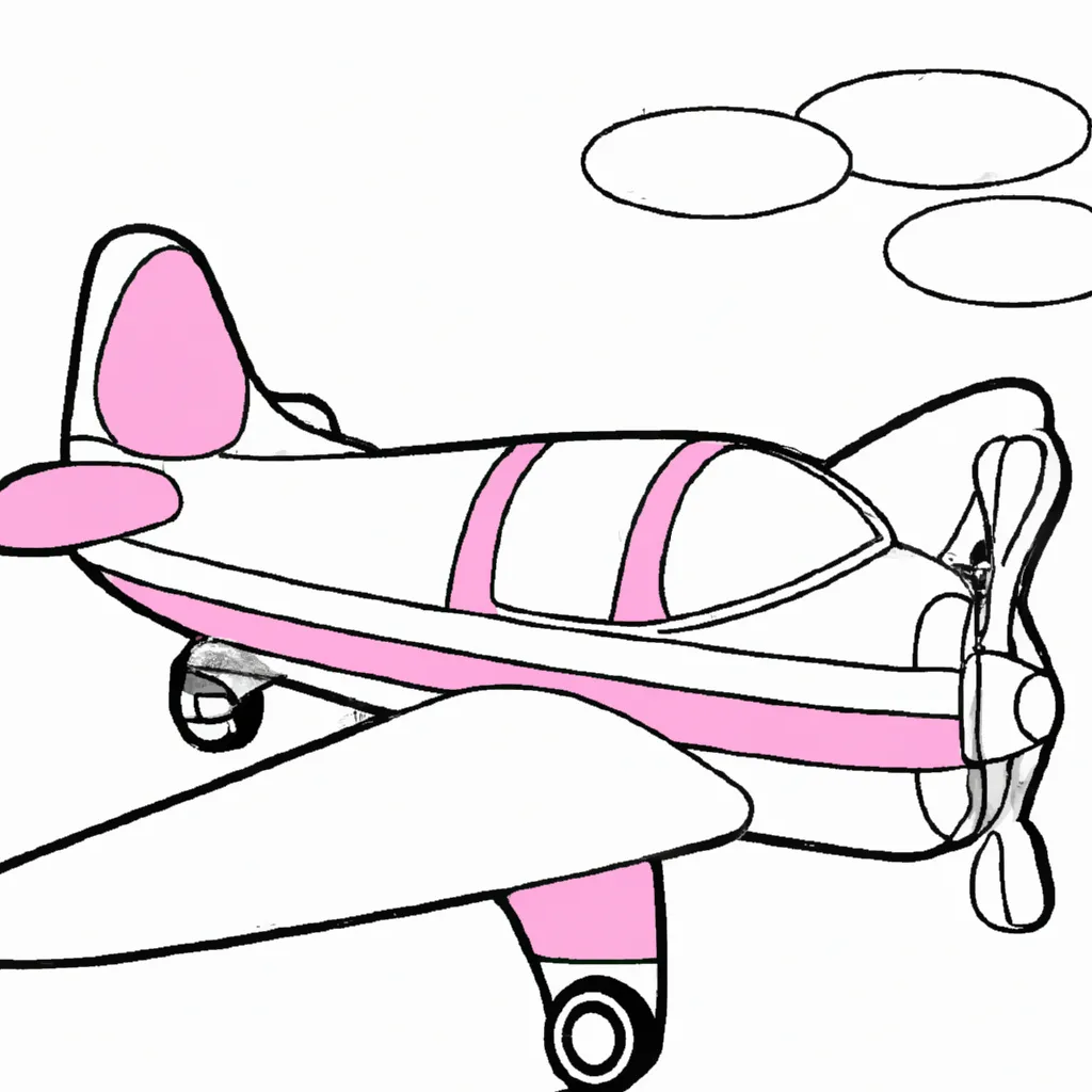 Imprimir Aviao da Barbie Imprimir Aviao da Barbie