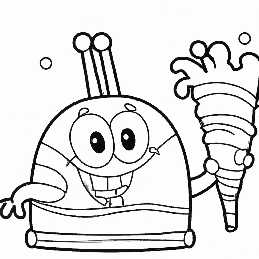 Imprimir Caramujo do Bob Esponja Imprimir Caramujo do Bob Esponja