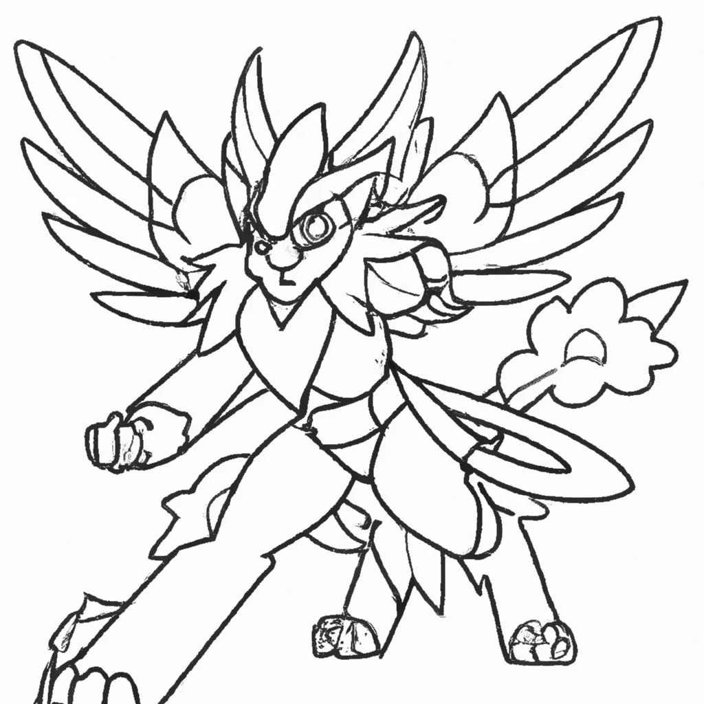 Imprimir Pokemon Solgaleo