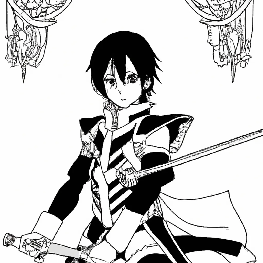 Moldes Kirito Sword Art Online Moldes Kirito Sword Art Online