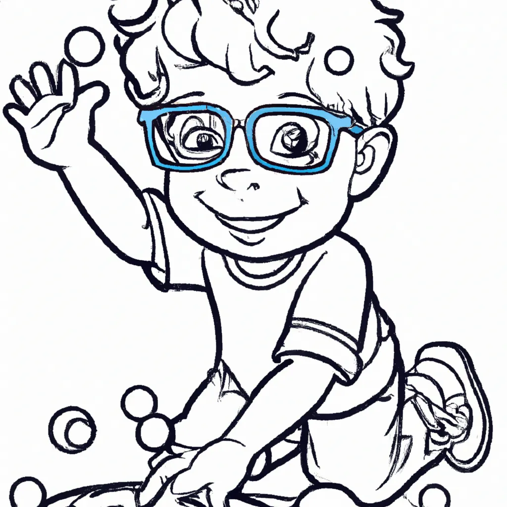 Moldes Menino Brincando 1