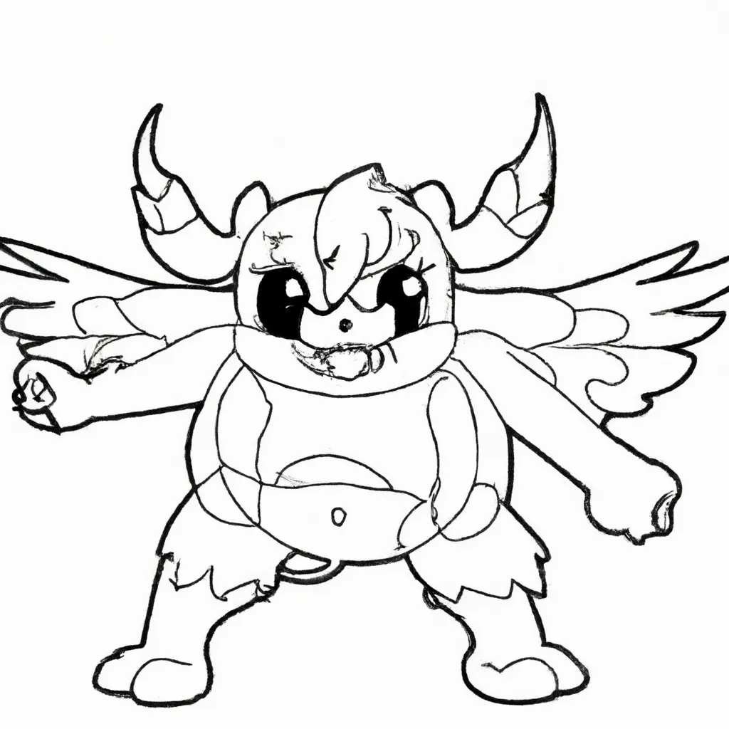 Moldes Pokemon Bouffalant