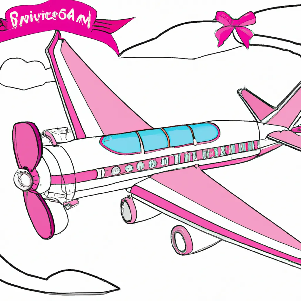 Vetores Aviao da Barbie