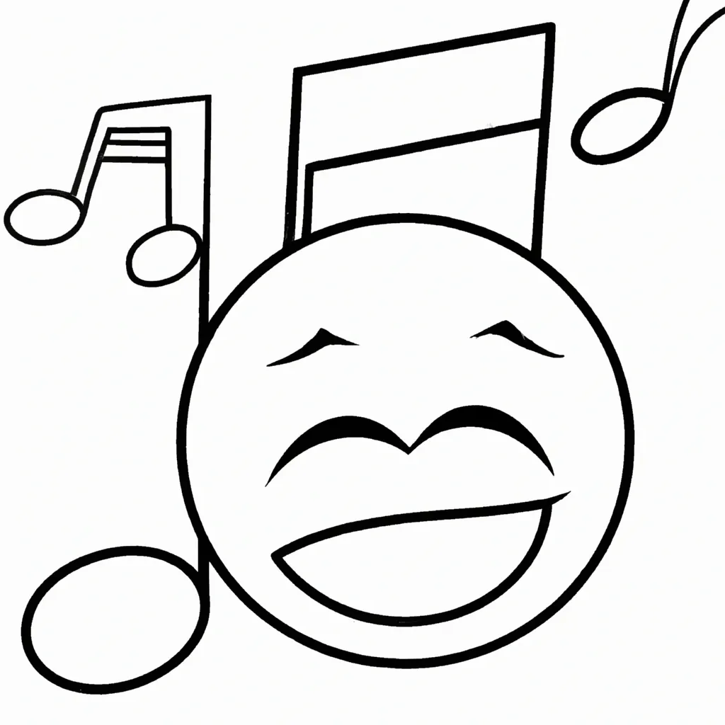 Vetores Emoji de Notas Musicais