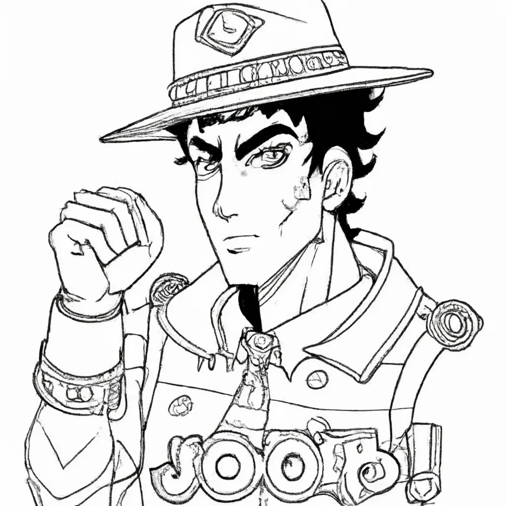 Vetores Jotaro Kujo JoJos Bizarre Adventure 1