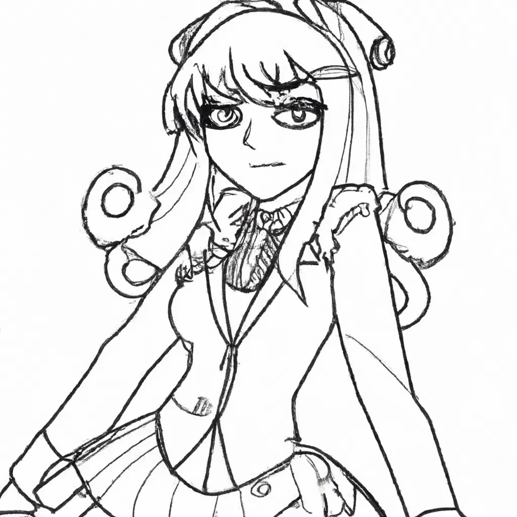 Vetores Junko Enoshima Danganronpa Vetores Junko Enoshima Danganronpa