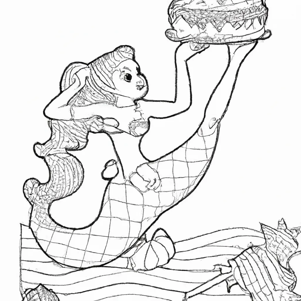 Vetores bolos da sereia ariel